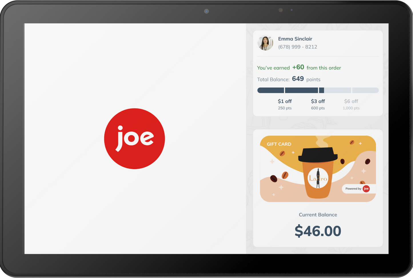 joe Drive Thru Suite - Barista Terminal + Handheld Customer Tablet + Order Management