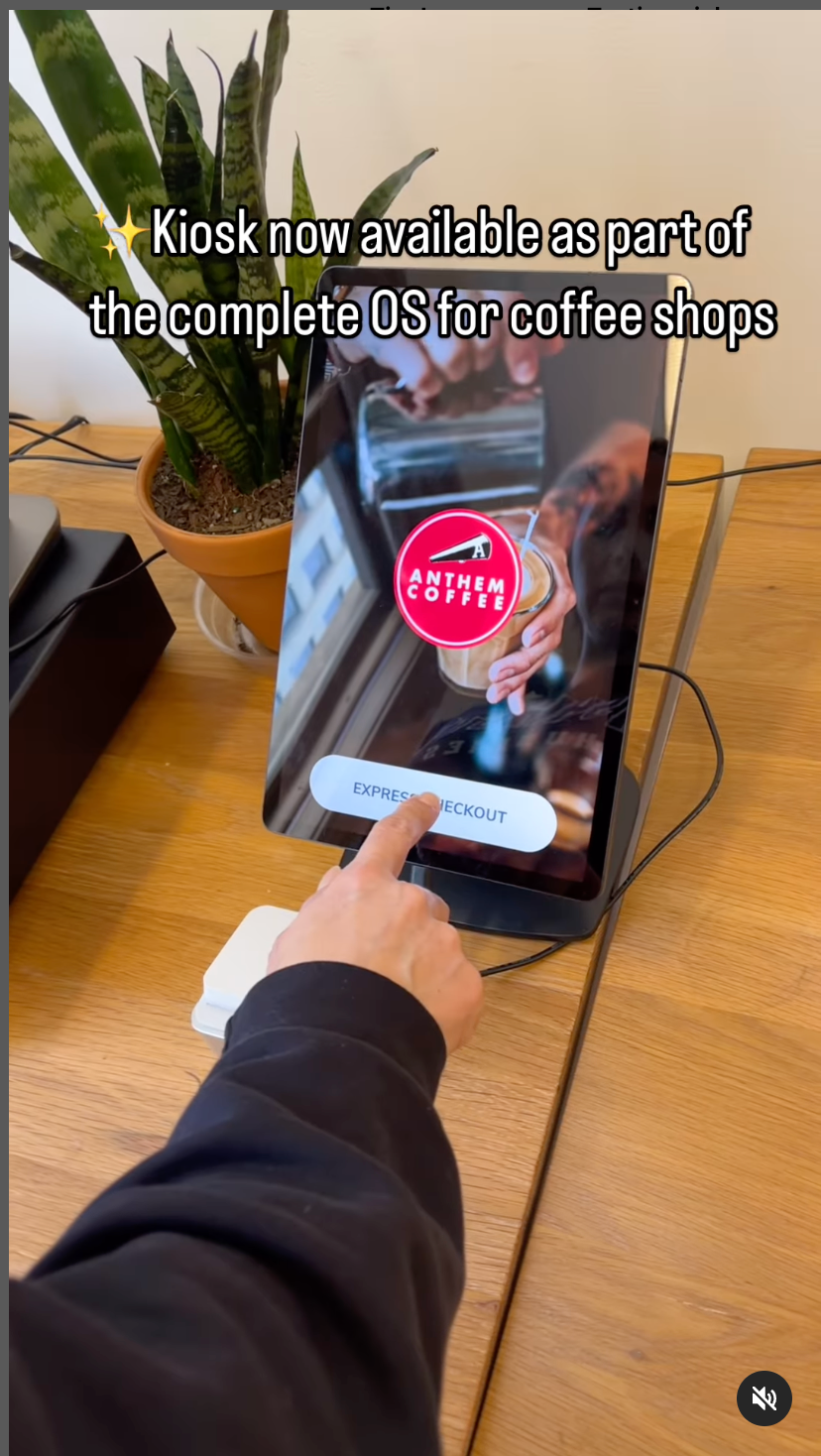 joe Kiosk - Tablet + Card Reader + Stand