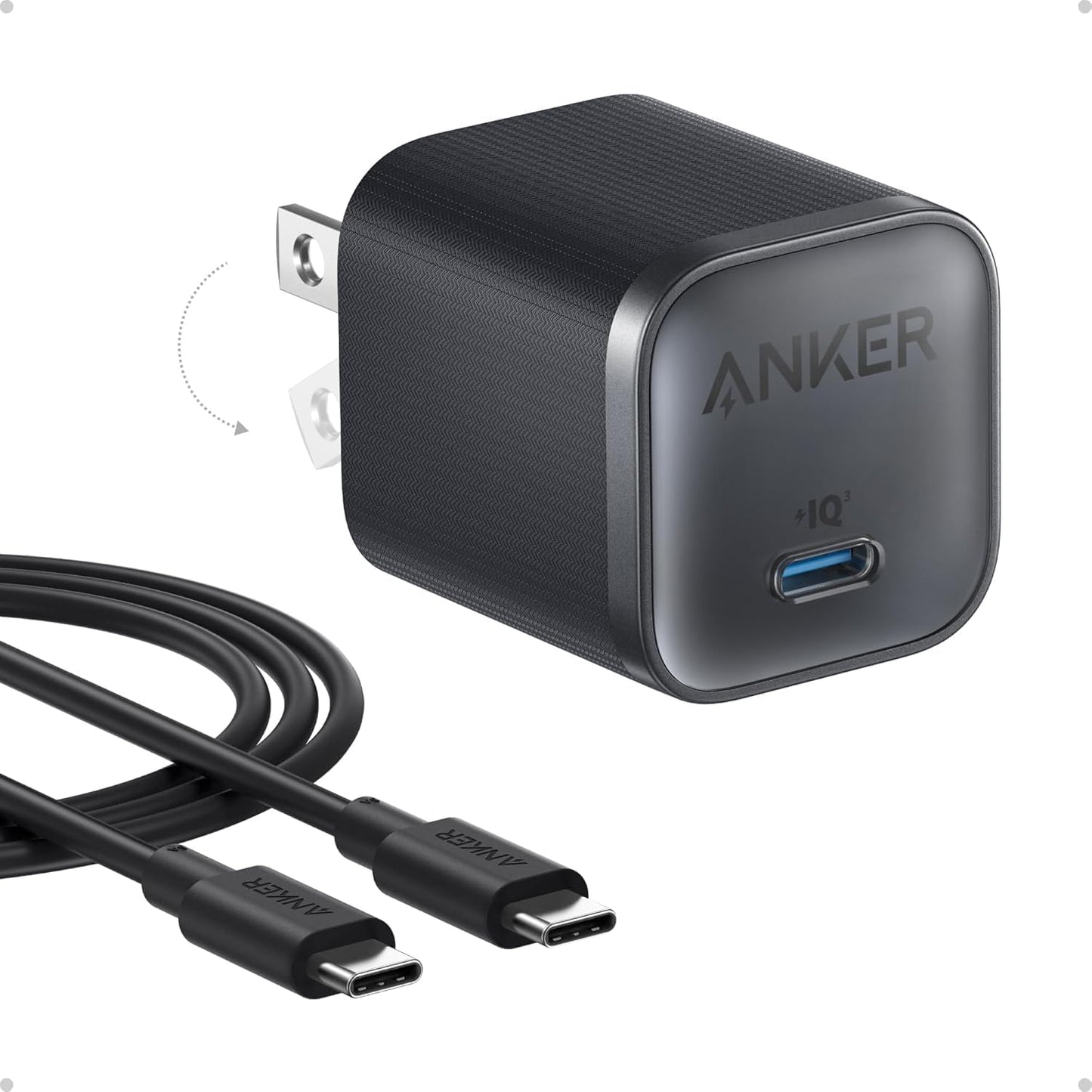 Anker Nano 45W USB-C Charger with 6ft Cable - Fast Charging Solution