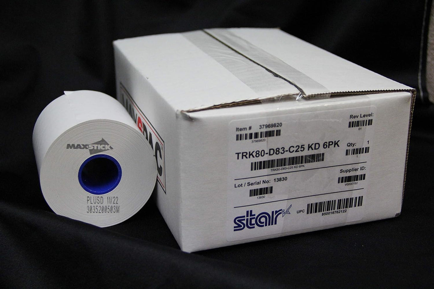 6 Rolls of Sticky Printer Paper - Star Micronics